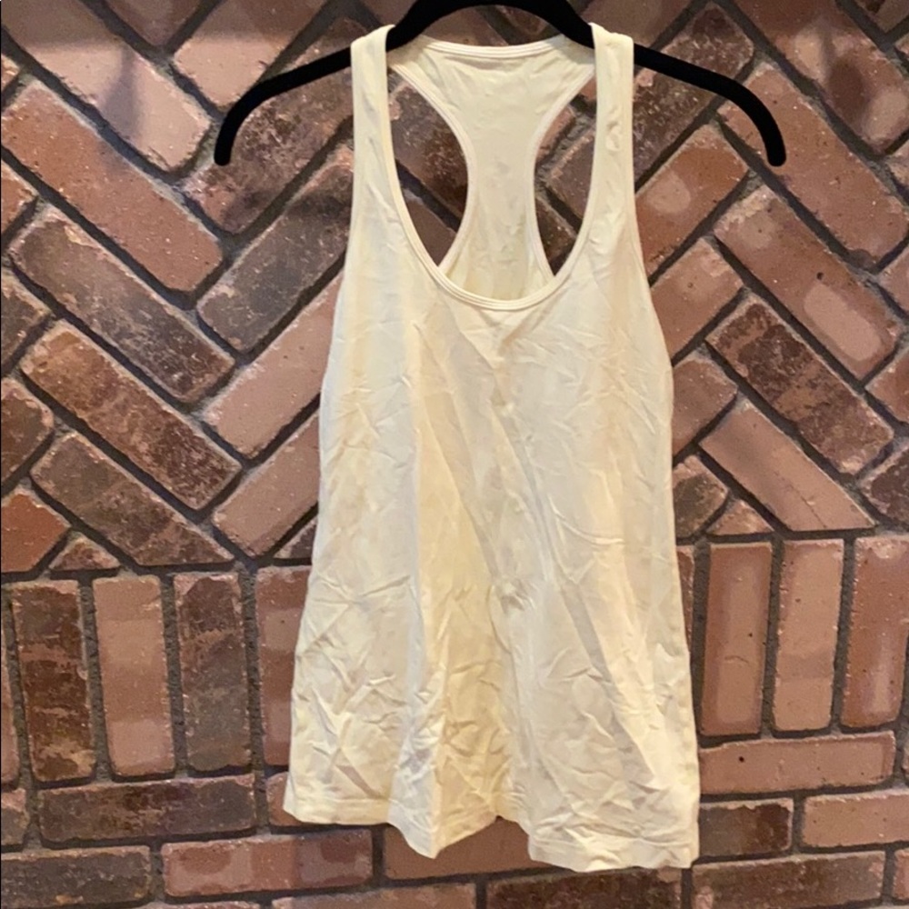 Lululemon Workout tank Lemon Yellow